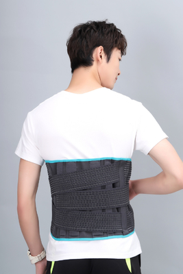 Double Pull Strap Elastic Back Brace Breathable Back Support Belt For Pain Relief