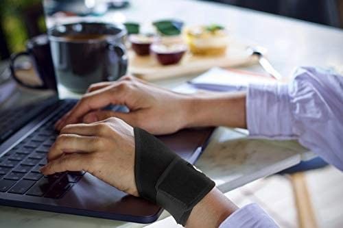 Adjustable Black Wrist Brace Neoprene Wrist Support For Arthritis