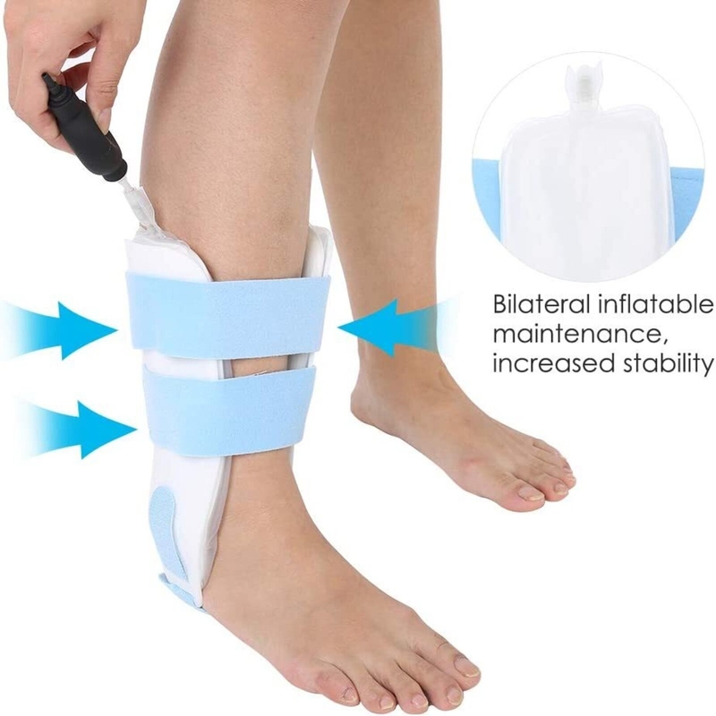 Air Pump Ankle Support Splint Reduce Swelling Inflammation For Sprain Arthritis